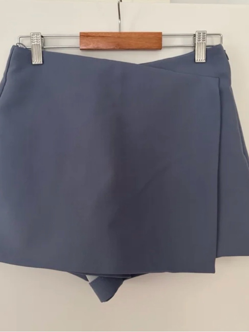 Zara Slate Blue Wrap Skort